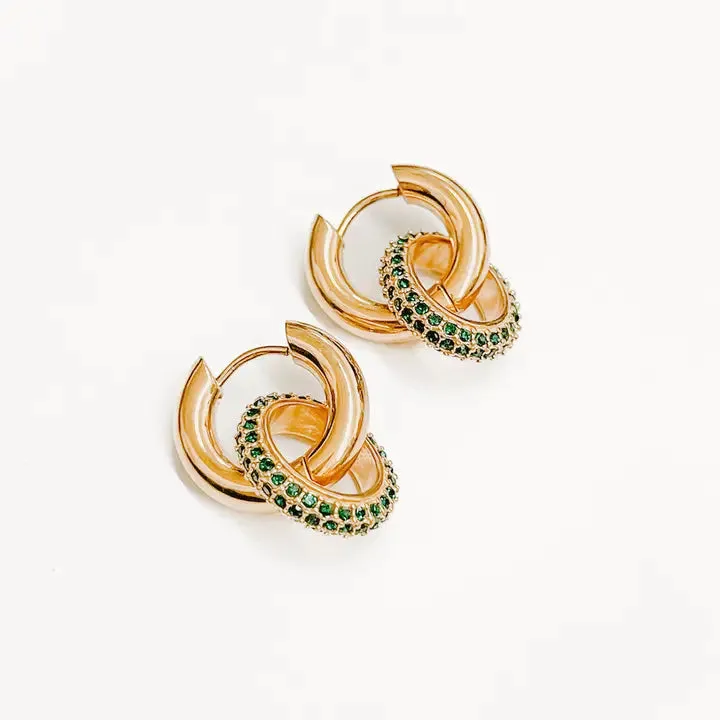 Double The Hoop Earrings