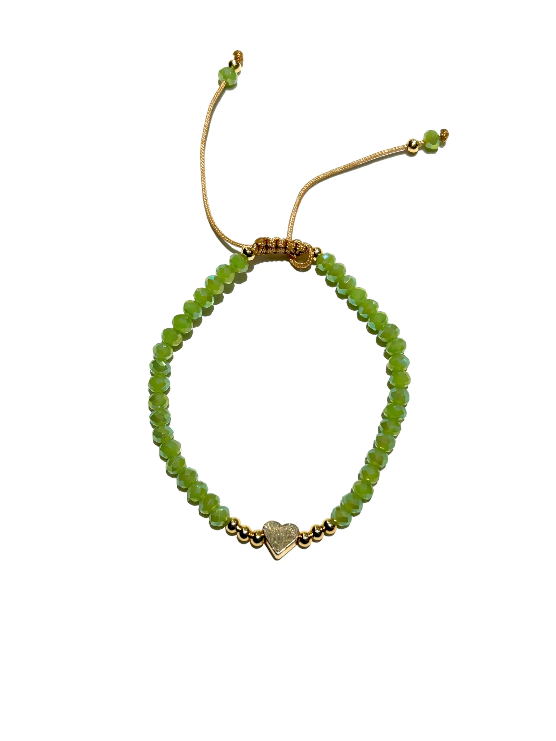 E-HC DESIGNS- Full Crystal Heart Adjustable Bracelets