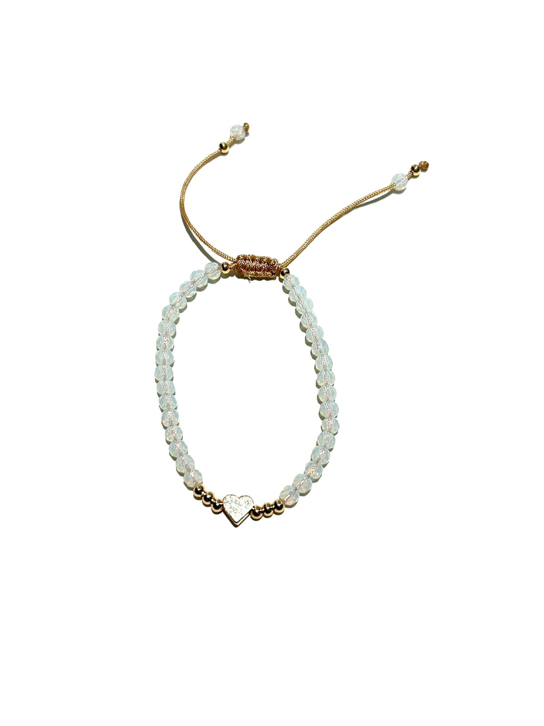 E-HC DESIGNS- Full Crystal Heart Adjustable Bracelets
