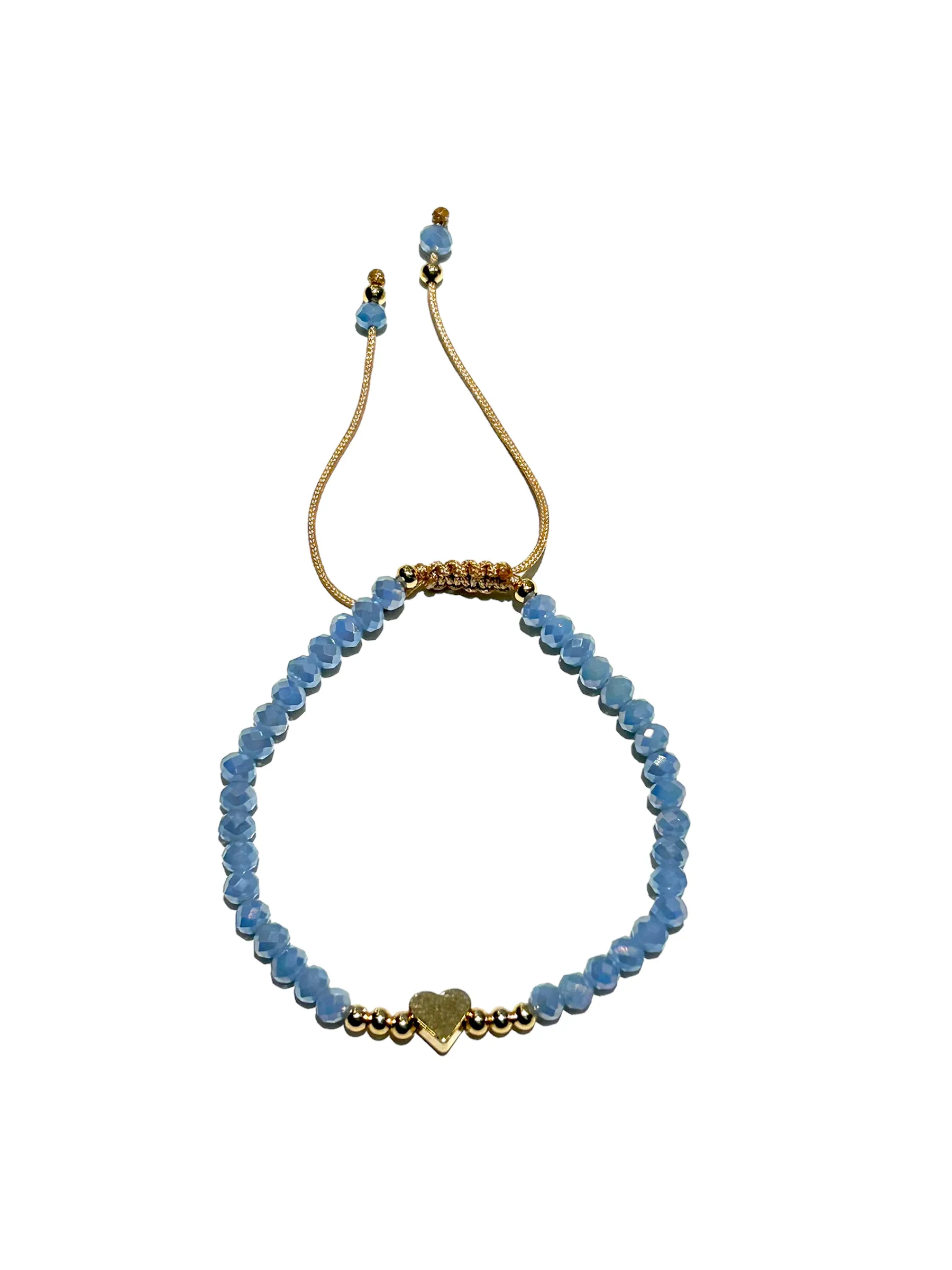 E-HC DESIGNS- Full Crystal Heart Adjustable Bracelets