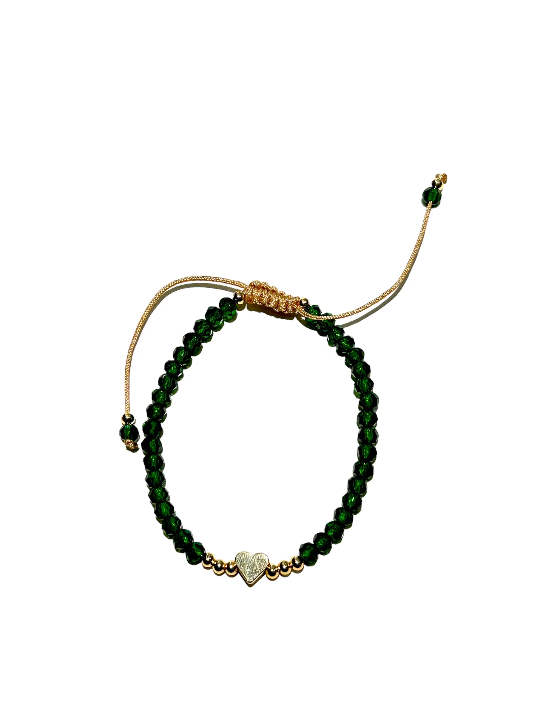 E-HC DESIGNS- Full Crystal Heart Adjustable Bracelets