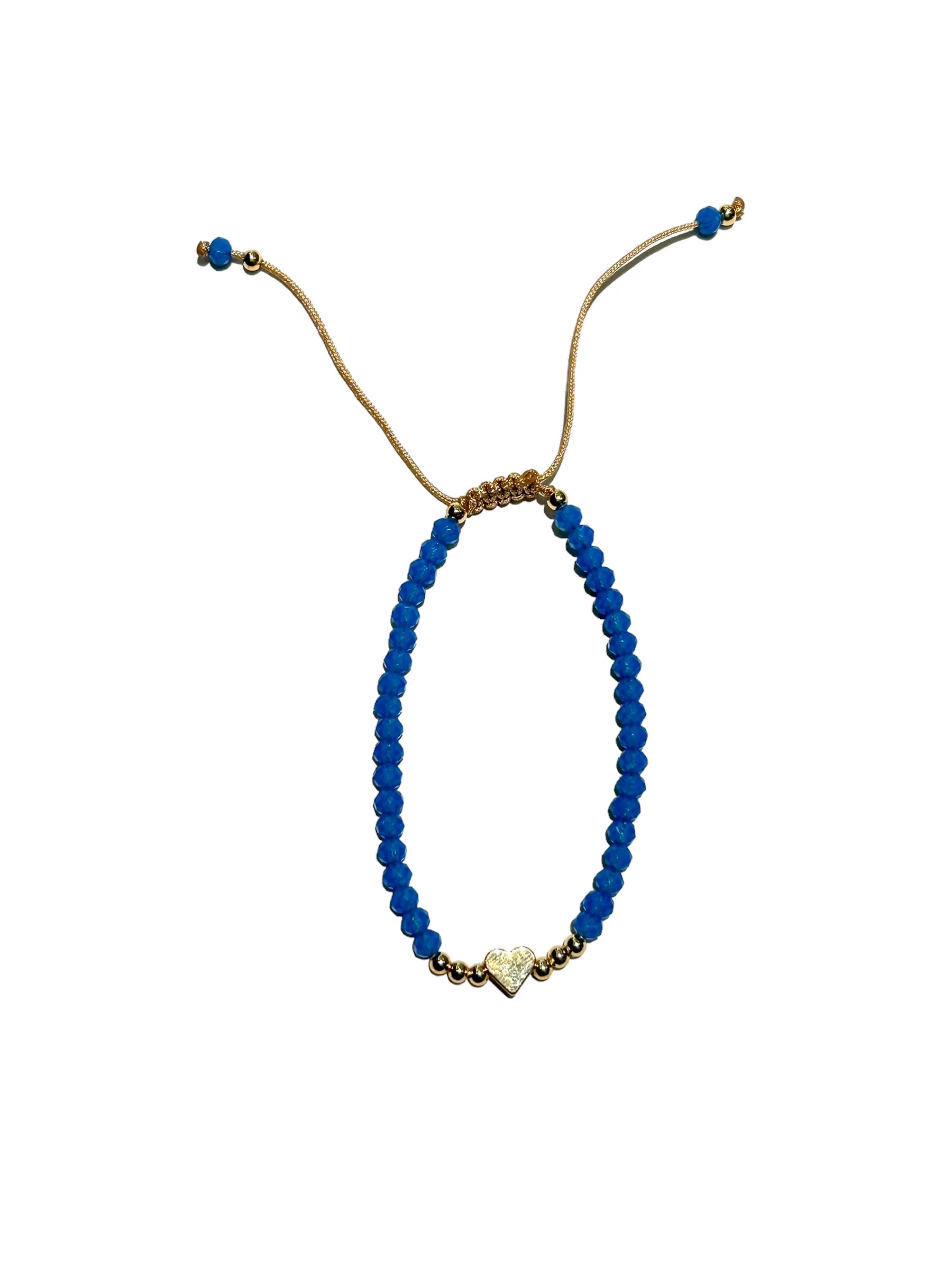 E-HC DESIGNS- Full Crystal Heart Adjustable Bracelets