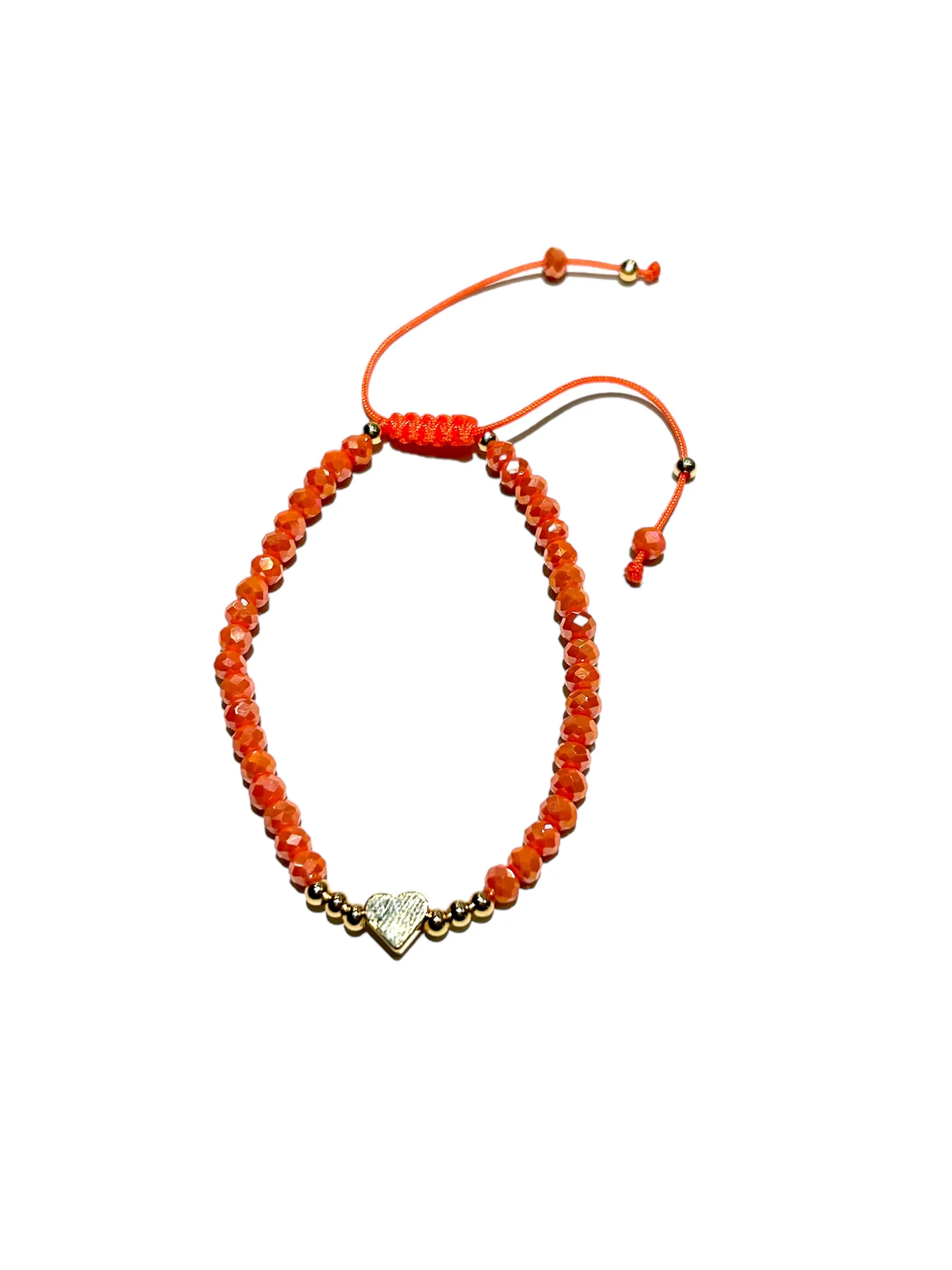 E-HC DESIGNS- Full Crystal Heart Adjustable Bracelets
