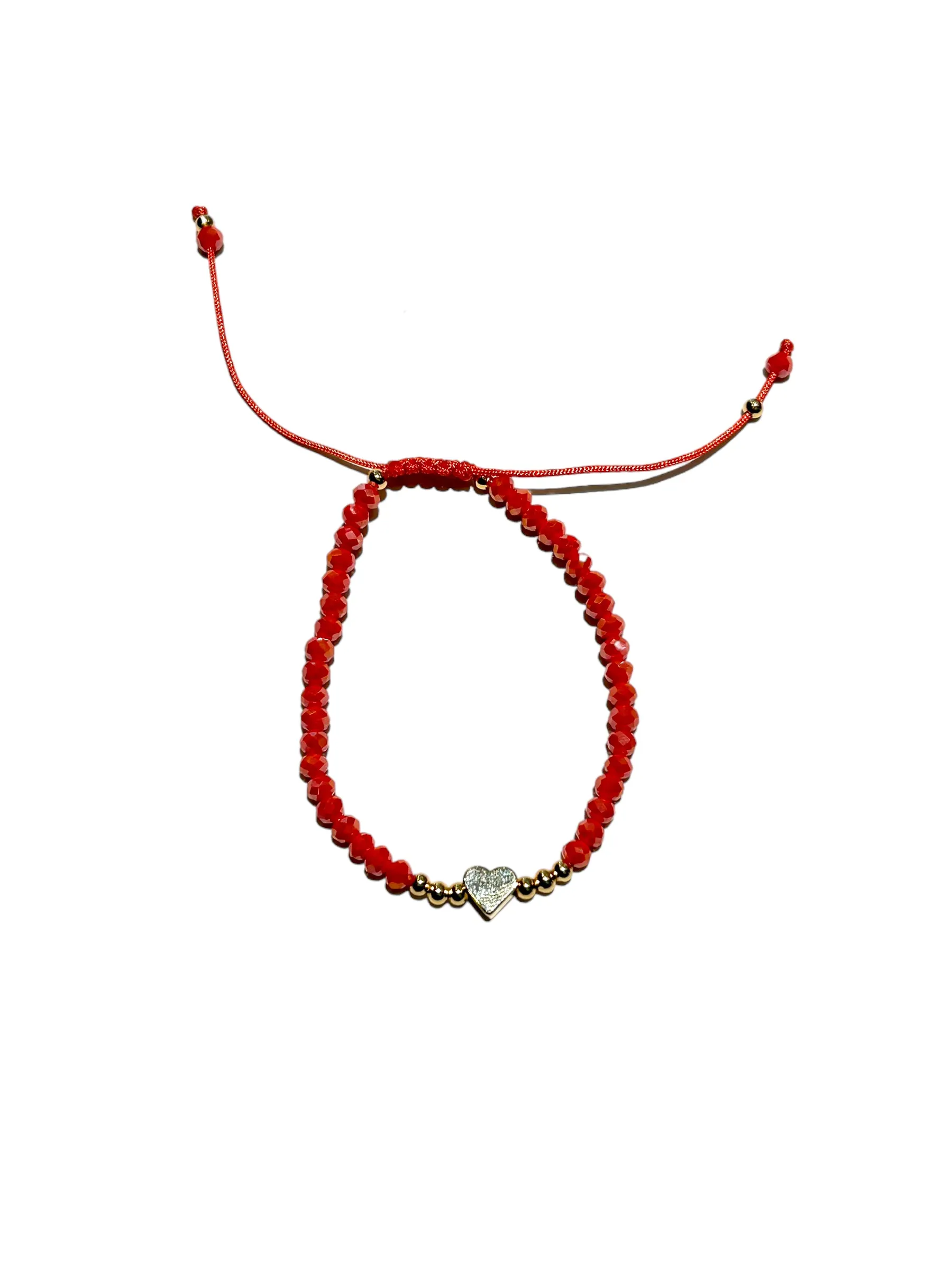 E-HC DESIGNS- Full Crystal Heart Adjustable Bracelets