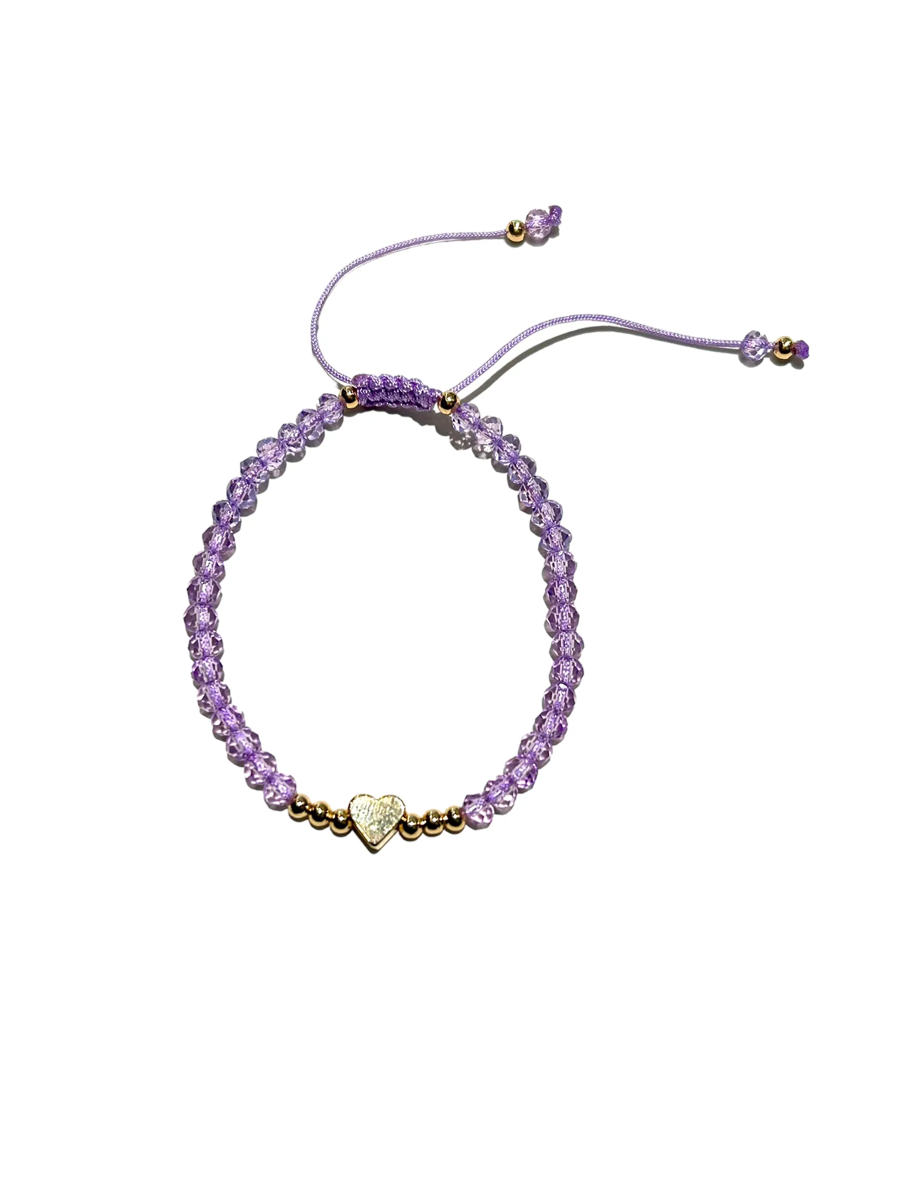 E-HC DESIGNS- Full Crystal Heart Adjustable Bracelets