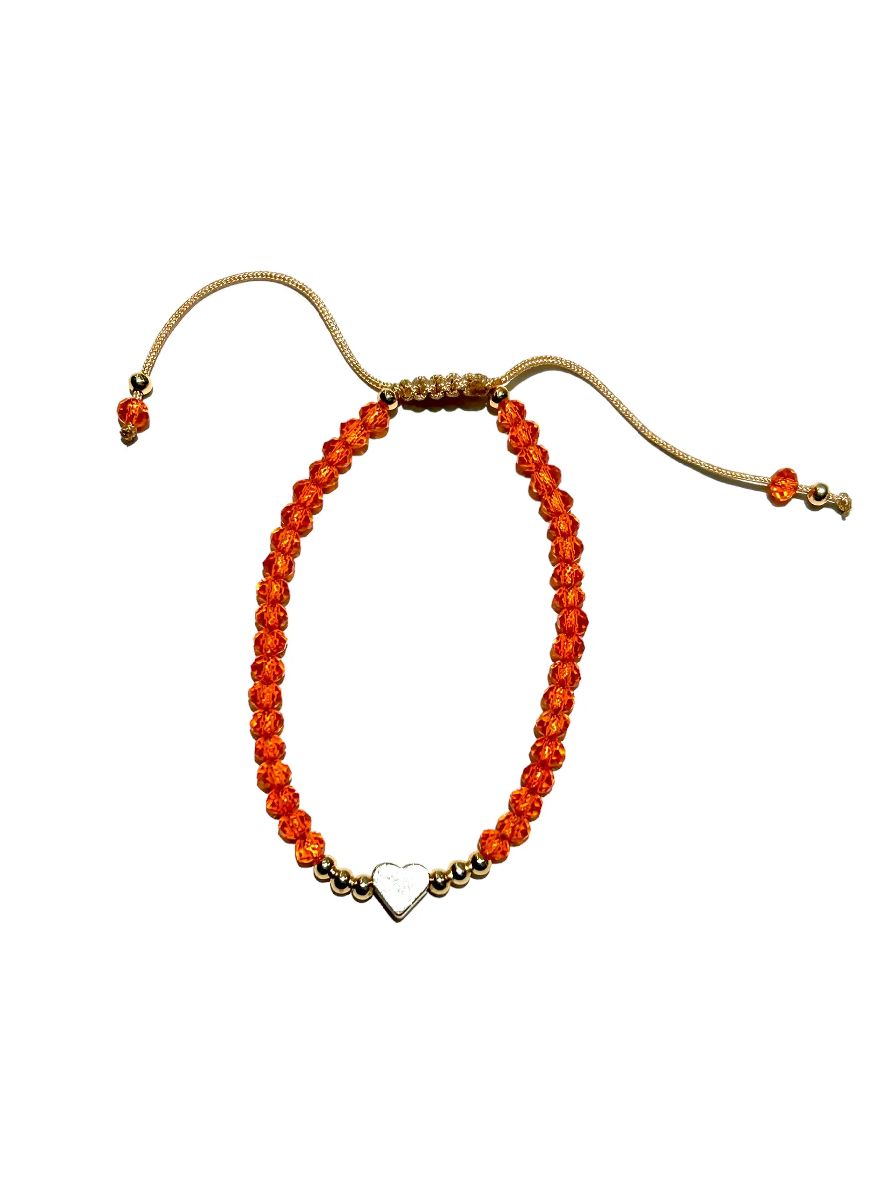 E-HC DESIGNS- Full Crystal Heart Adjustable Bracelets