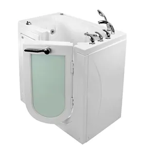 Ella's Bubbles OA2645DH-HB-R-D Mobile Walk-In Tub White