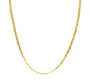 Elsa Peretti Tiffany & Co. 18 Karat Yellow Gold Mesh Eternity Necklace