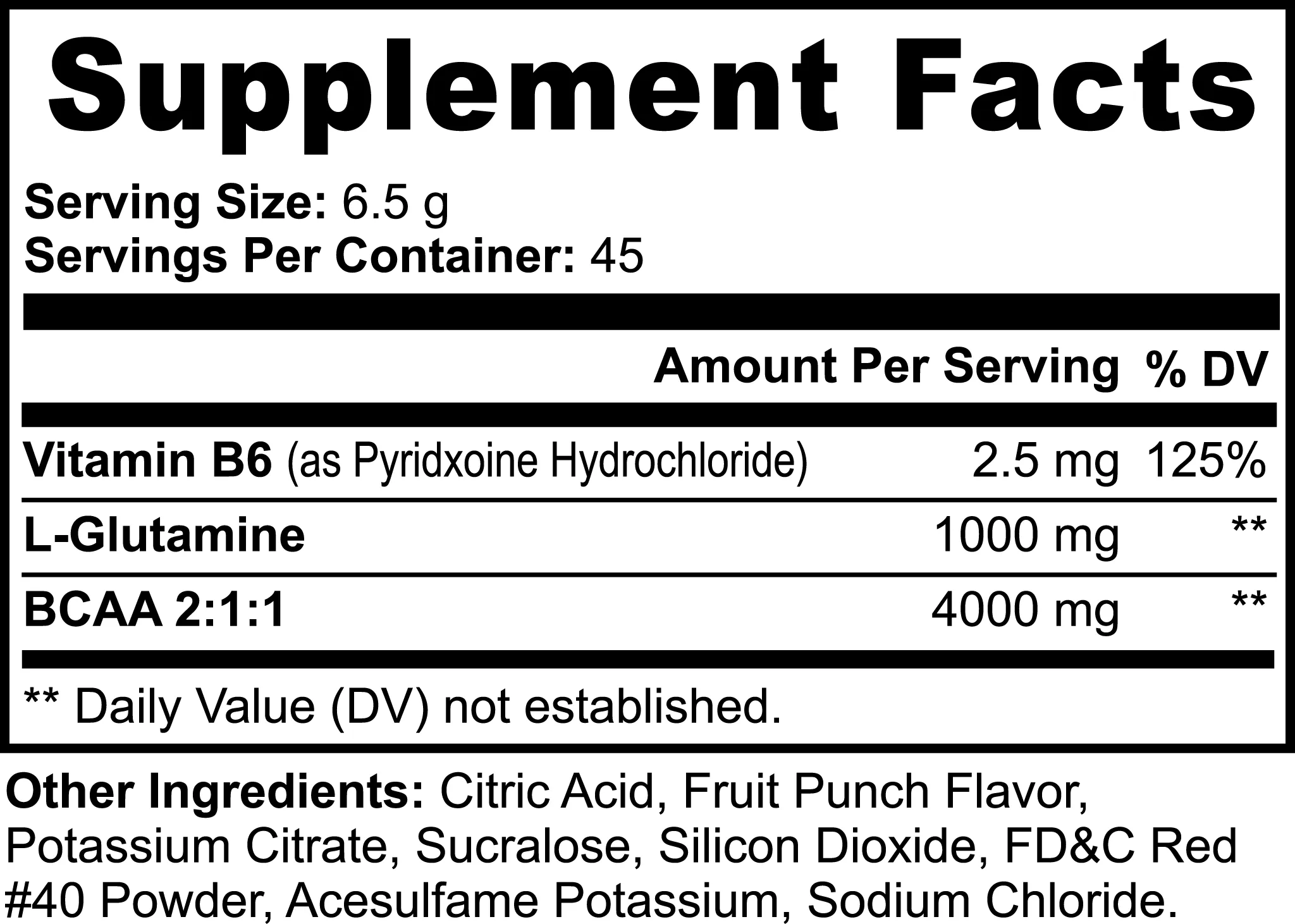 Endura Boost BCAA Powder - Essential Amino Acid for Enhanced Muscle Recovery & Stamina (Fruit Punch)