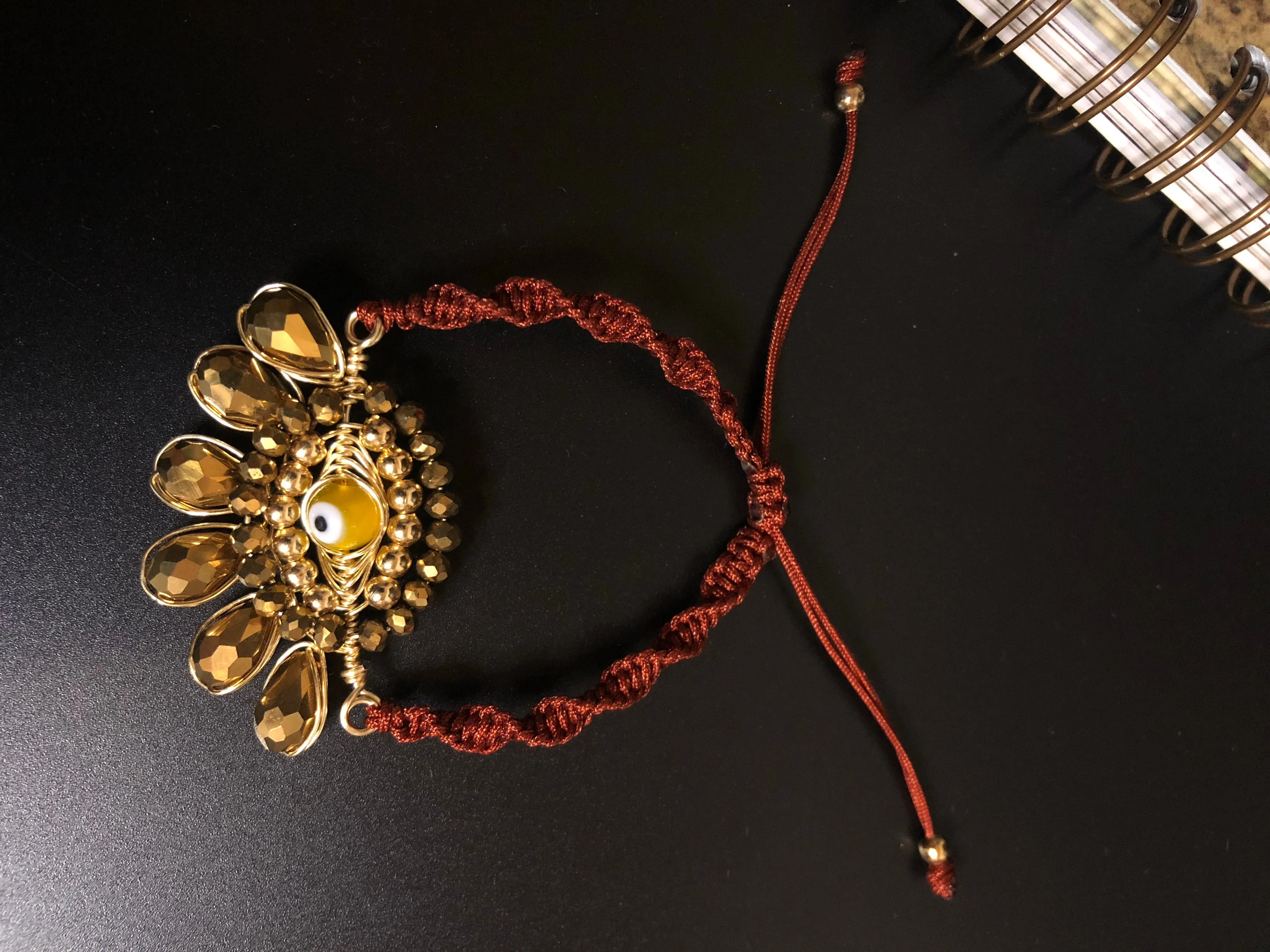 Evil Eye Bracelet / Adjustable Evil Eye Bracelet / Protection Bracelet / Handmade Bracelet