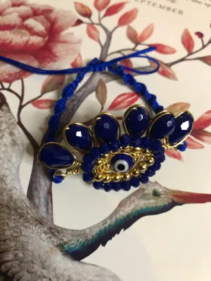 Evil Eye Bracelet / Adjustable Evil Eye Bracelet / Protection Bracelet / Handmade Bracelet