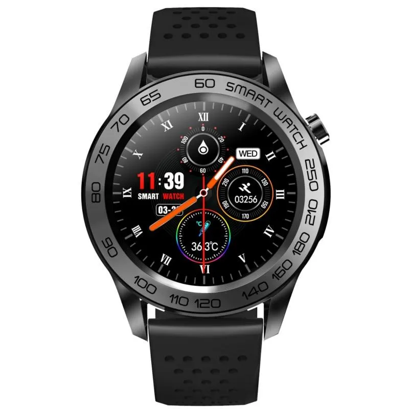 F22U Heart Rate Blood Pressure Blood Oxygen Temperature Sleep Monitoring  GPS Tracker Smart Watch Men Women IP68 Waterproof Fitness Tracker Full Touch Smart Watch