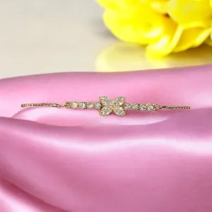 Fancy Stone Bracelet with Adjustable Chain #1