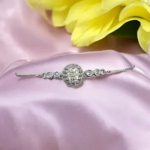 Fancy Stone Bracelet with Adjustable Chain #21