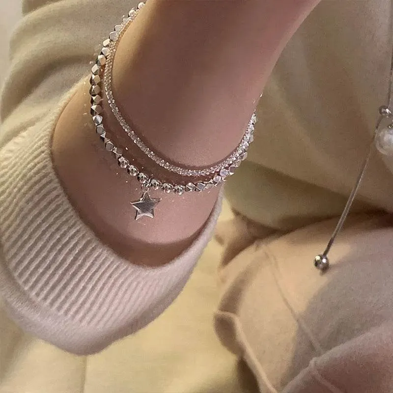 Fashion Silver Color Sparkling Adjustable Bracelets for Women Elegant Gypsophila Fine Bracelet New Wedding Party Jewelry Gifts