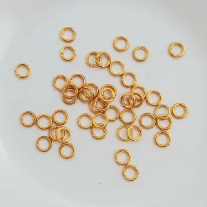 Findings - 5mm Jump Ring Gold