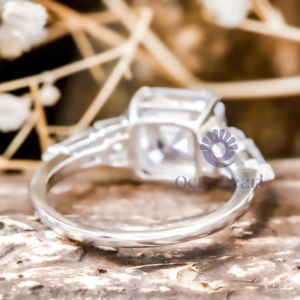 Five Stone Engagement Ring in Asscher & Fancy Shape