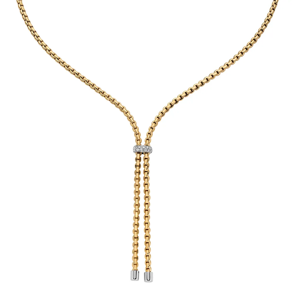 FOPE Eka Necklace with Diamond Pavé