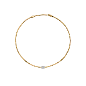 FOPE Eka Necklace with Rhombus-Set Diamonds