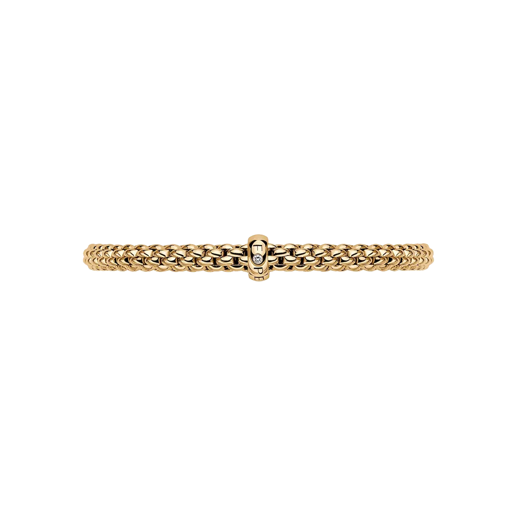 FOPE Solo Flex'it Bracelet with a White Diamond