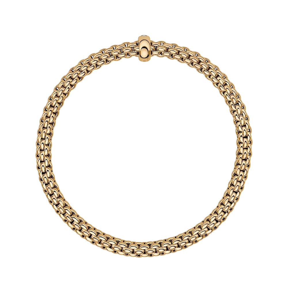 FOPE Solo Flex'it Bracelet with a White Diamond