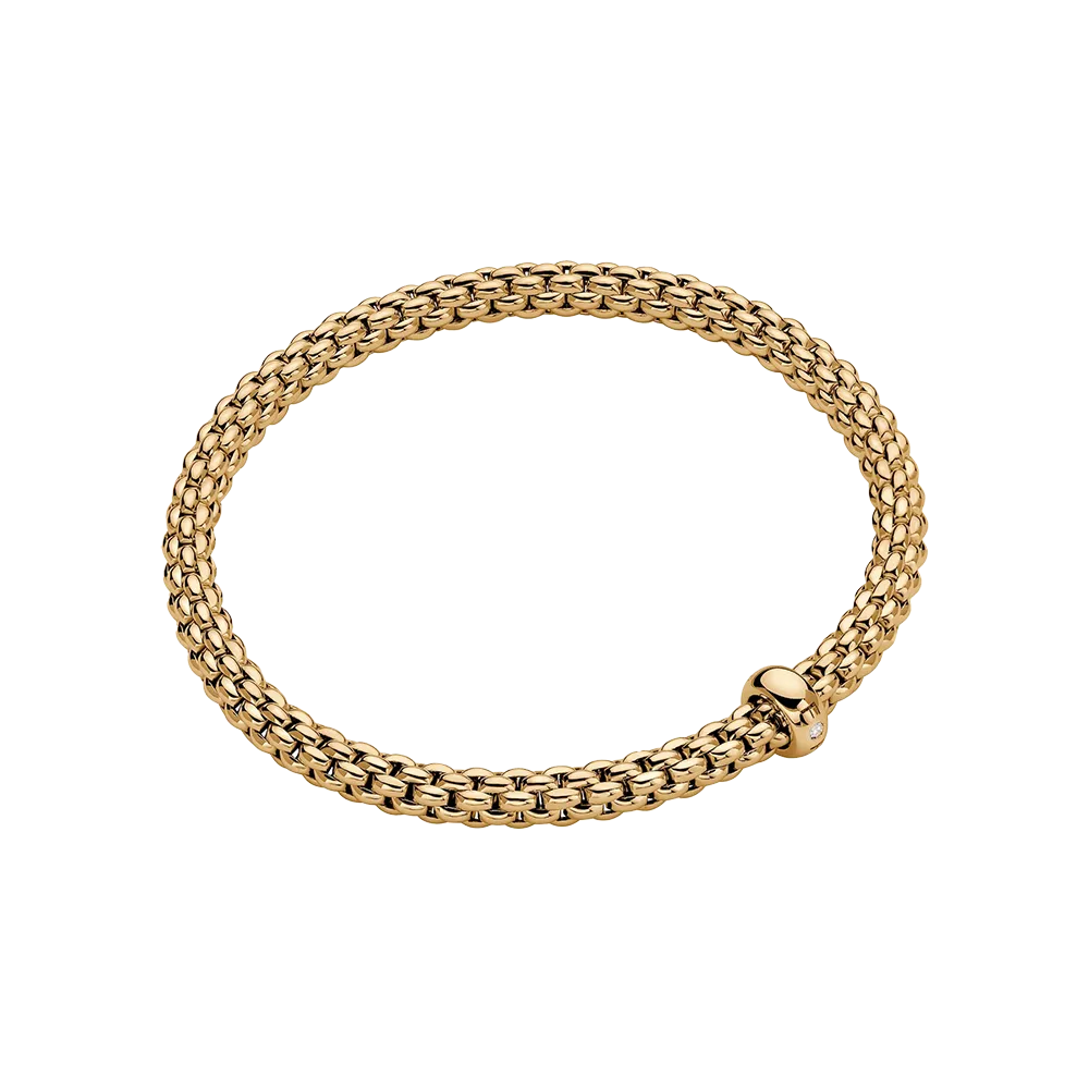 FOPE Solo Flex'it Bracelet with a White Diamond