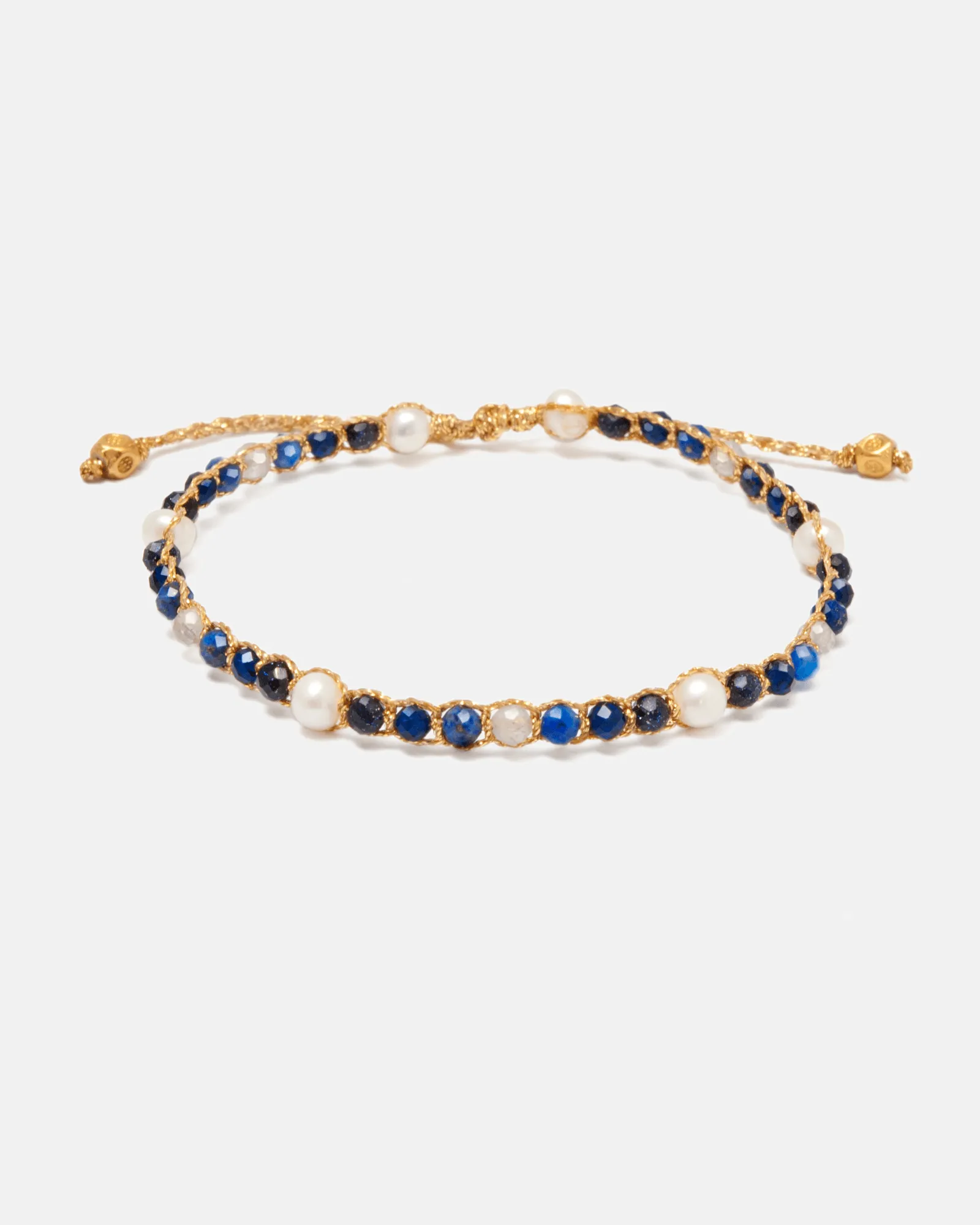 Fresh Water Pearl & Gemstone Bracelet | Sky