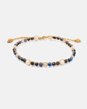 Fresh Water Pearl & Gemstone Bracelet | Sky