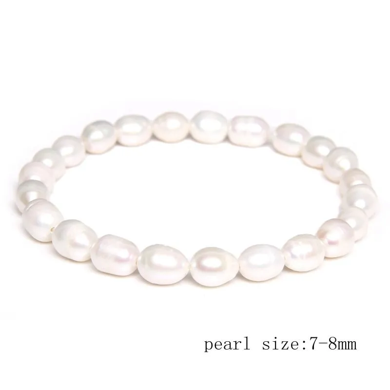 Freshwater Pearl Bracelets Elegant Baroque Pearls
