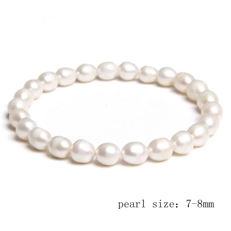 Freshwater Pearl Bracelets Elegant Baroque Pearls