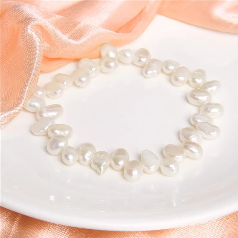 Freshwater Pearl Bracelets Elegant Baroque Pearls