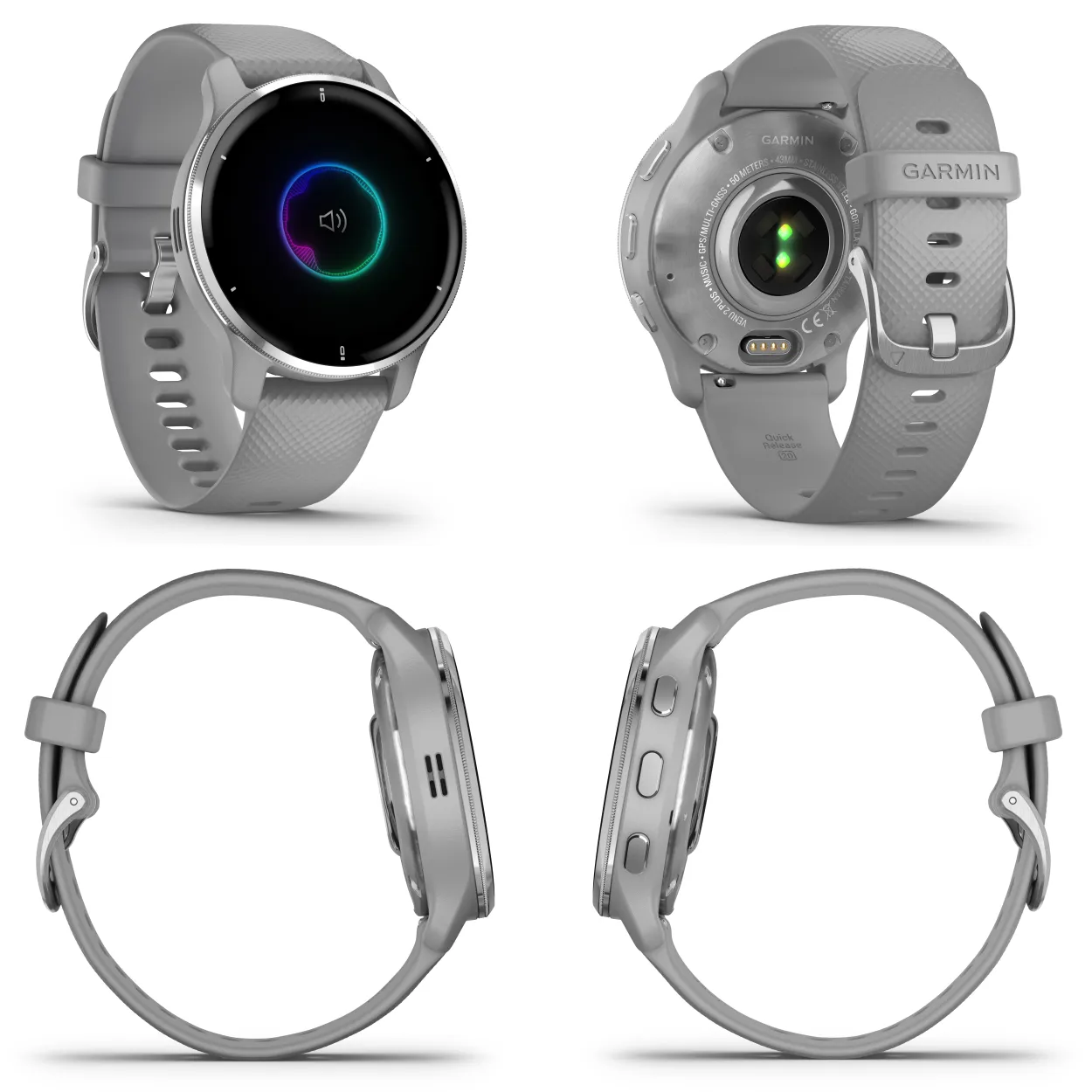 Garmin Venu 2 Plus GPS Multisport Smartwatch with Call and Text, Music, Adv HM FF