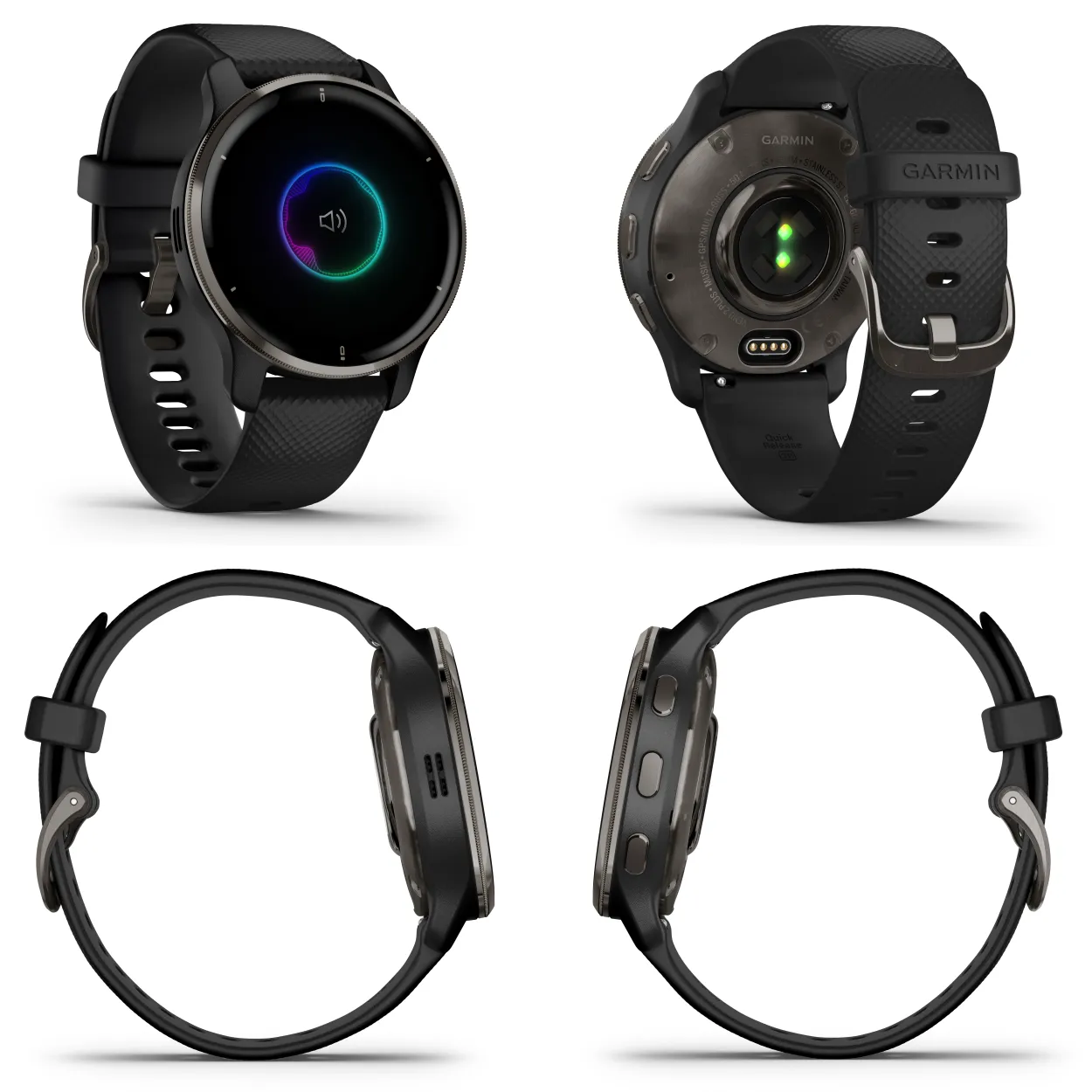Garmin Venu 2 Plus GPS Multisport Smartwatch with Call and Text, Music, Adv HM FF