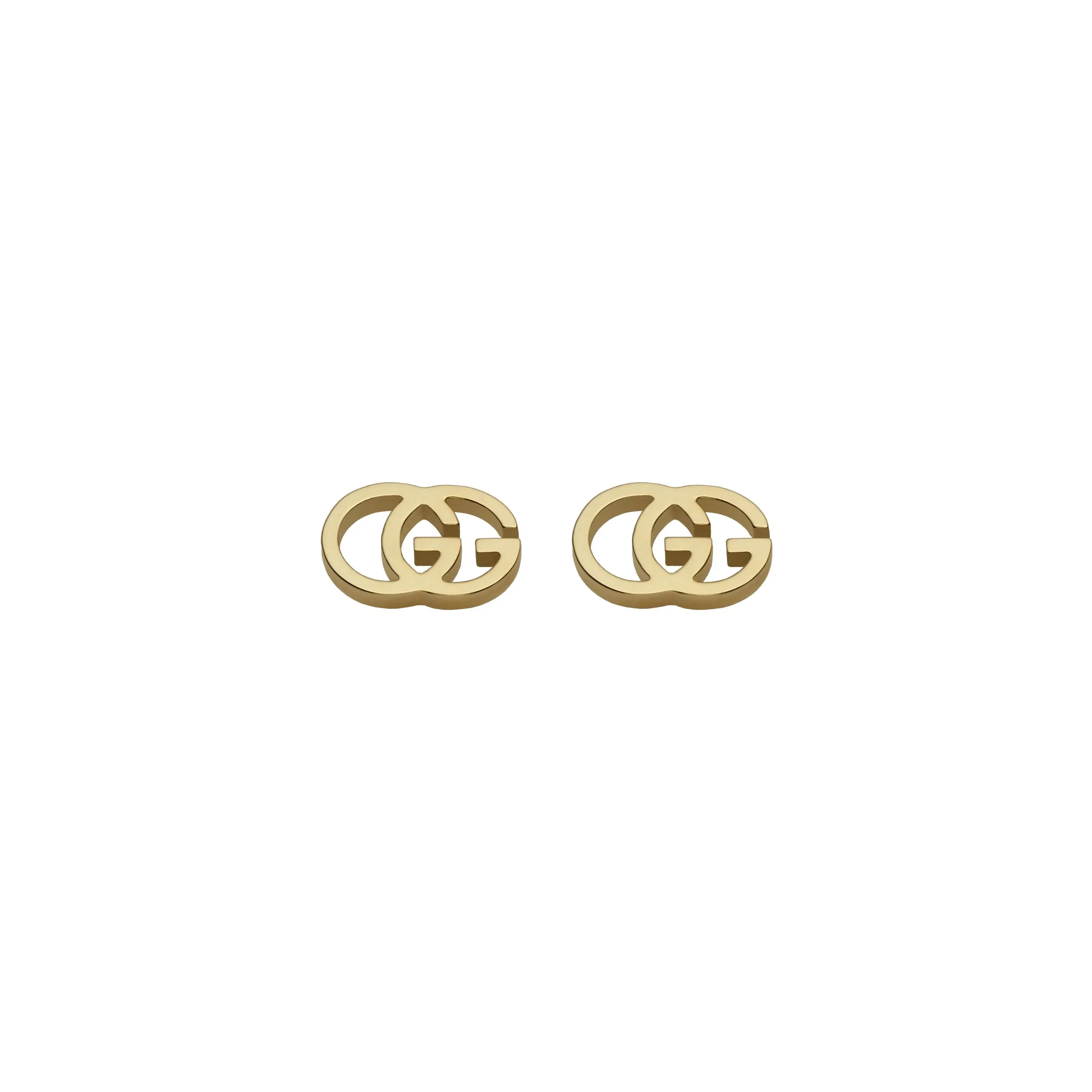 GG RUNNING YELLOW GOLD STUD EARRINGS