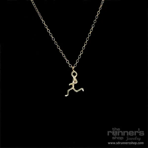 Gold "Hermes" Runner Necklace