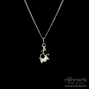 Gold "Hermes" Runner w/ Black Hills Gold Necklace