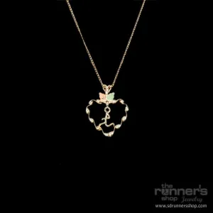 Gold Sweetheart "Hermes" Runner Necklace