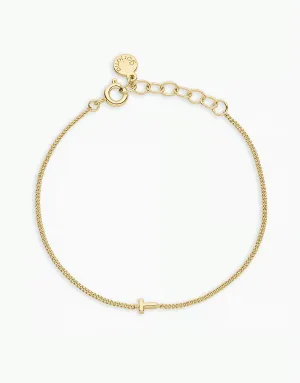 GORJANA WILDER MINI ALPHABET BRACELET T
