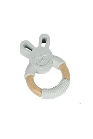 Grey Bunny Teether