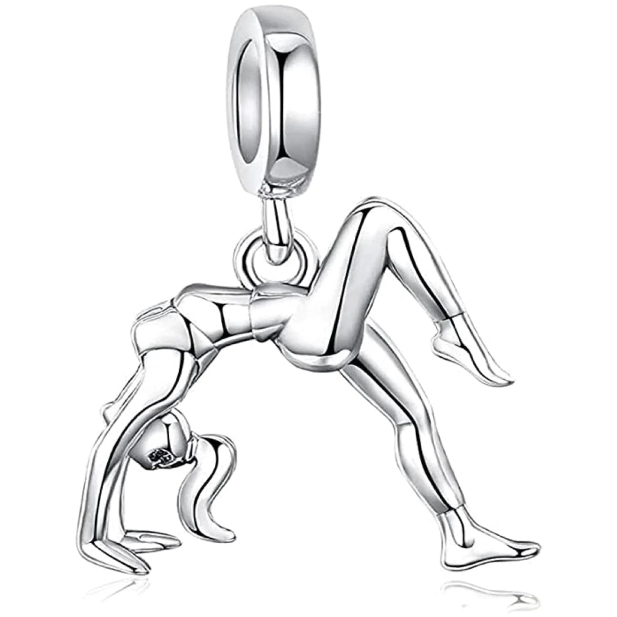 Gymnastics Gymnast Yoga Dangle Pendant