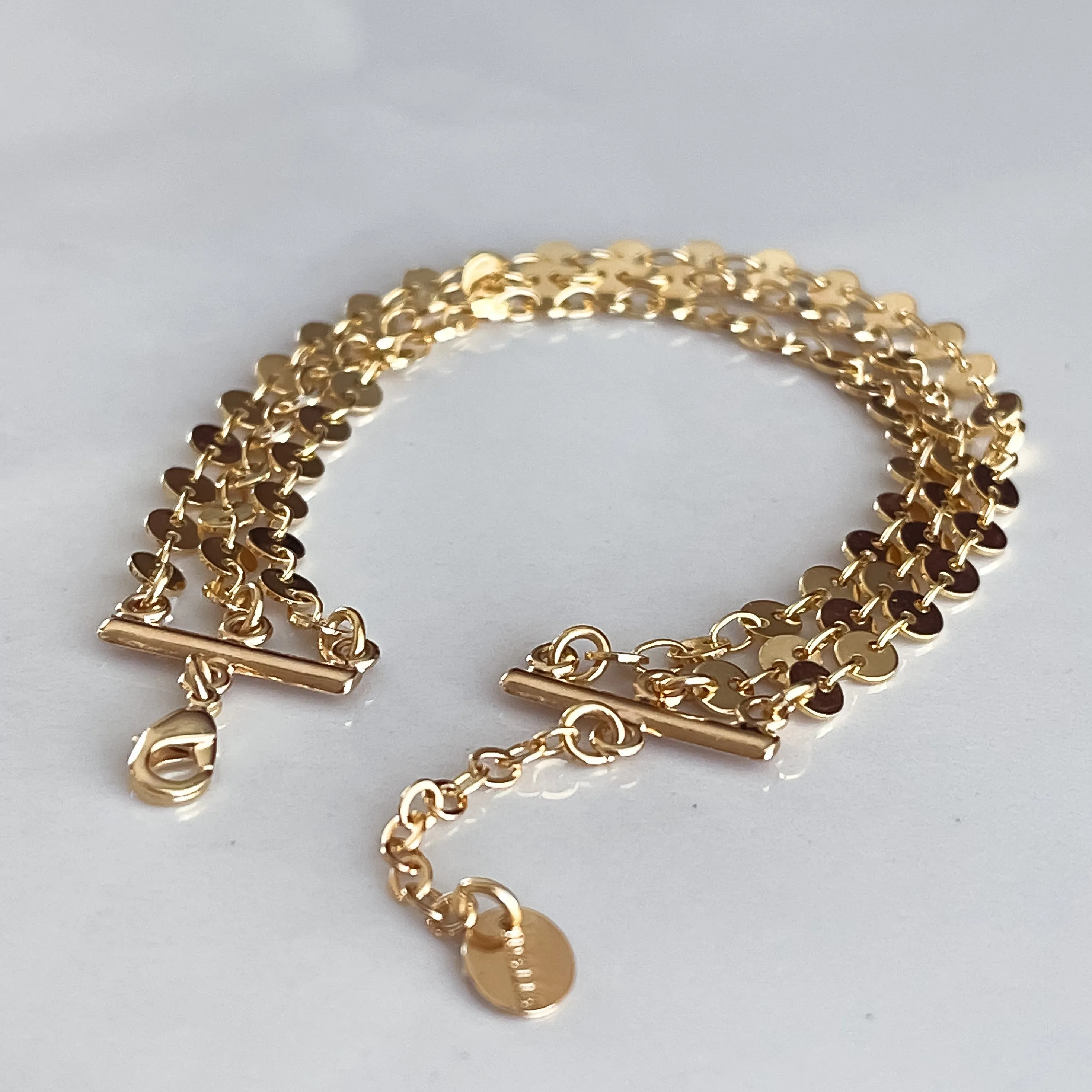 Halo Multi Strand Bracelet
