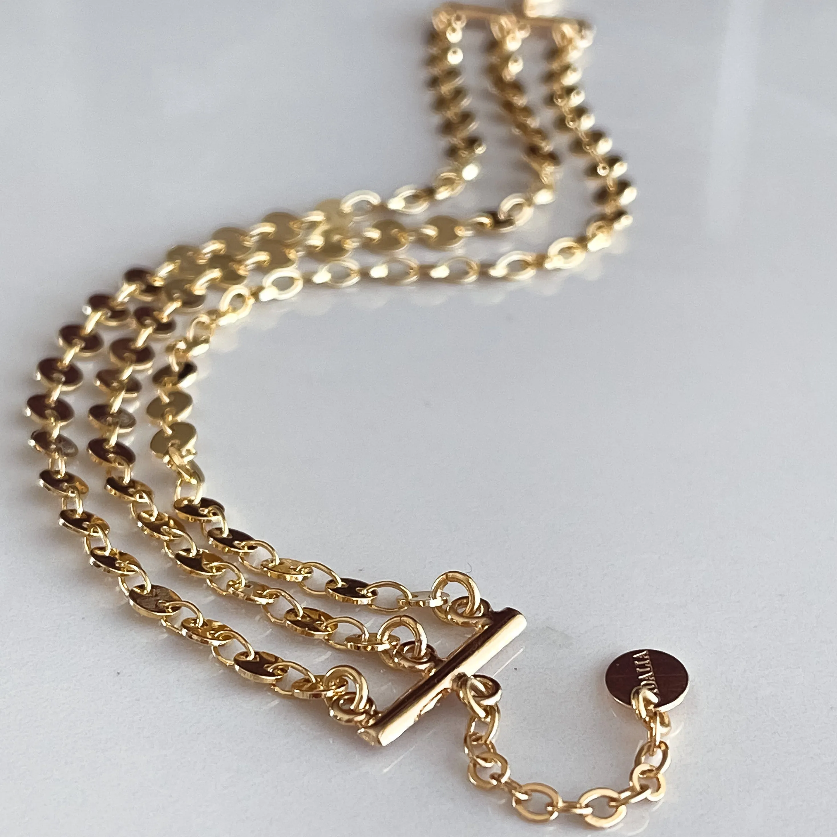 Halo Multi Strand Bracelet