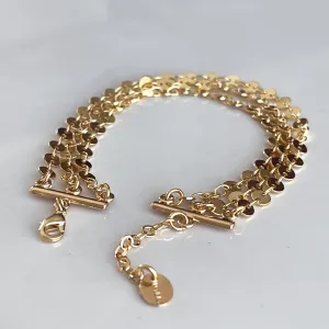 Halo Multi Strand Bracelet