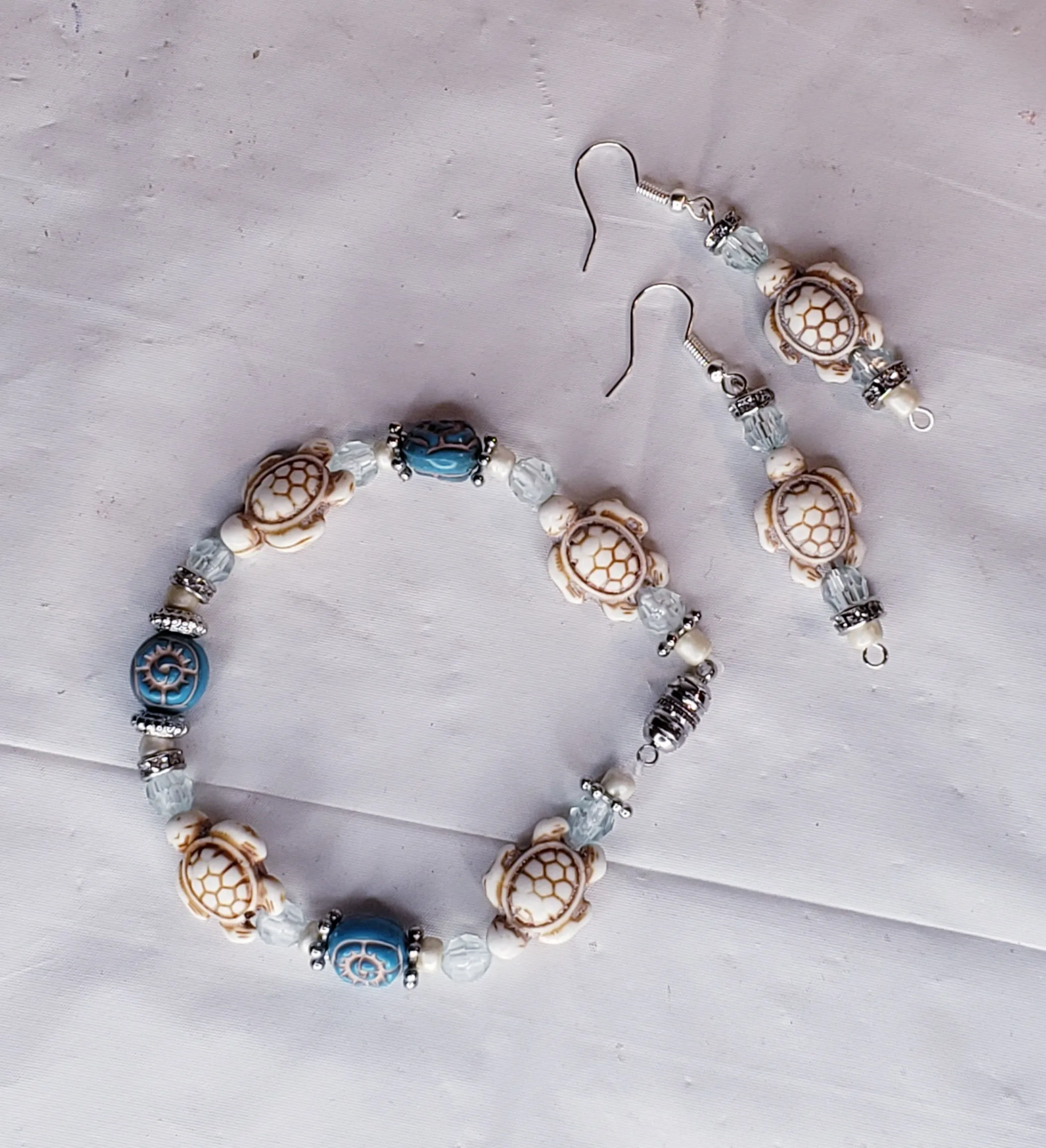Handcrafted Artisan Bracelet & Earrings Jewelry Sets