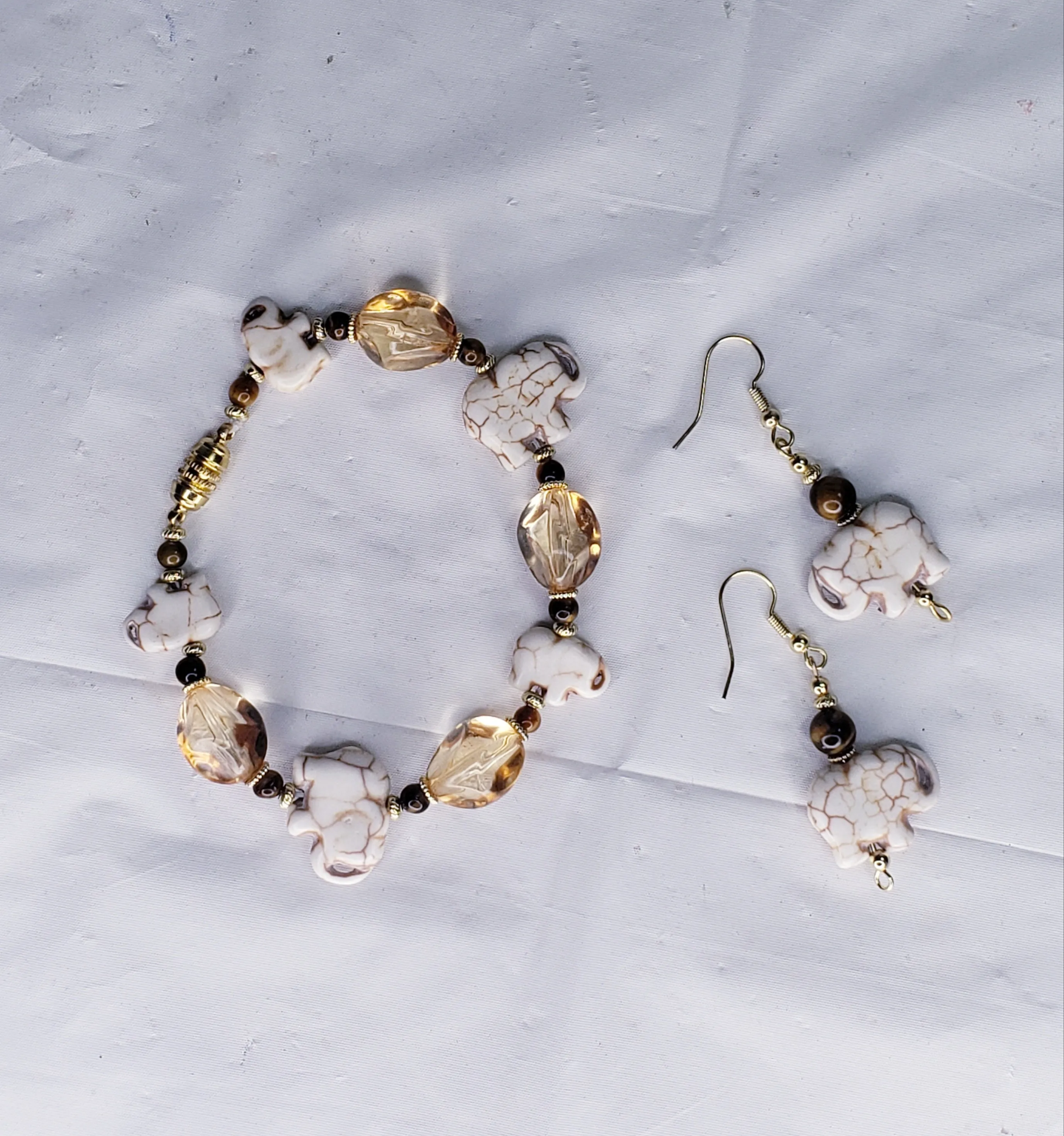 Handcrafted Artisan Bracelet & Earrings Jewelry Sets