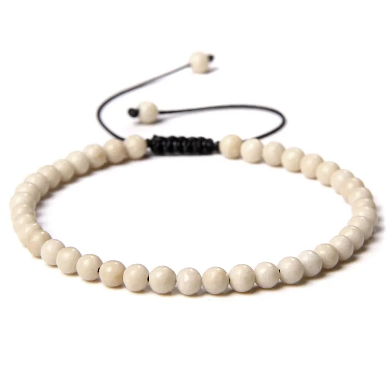 Handmade Natural Agates Jades Quartz Stone Beaded