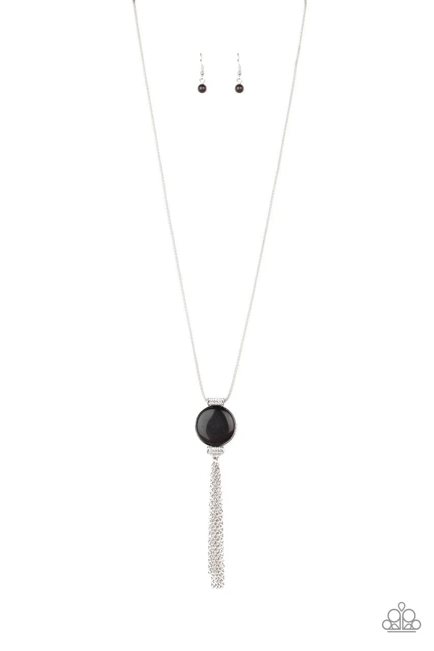 Happy as Can BEAM Black Paparazzi Necklace