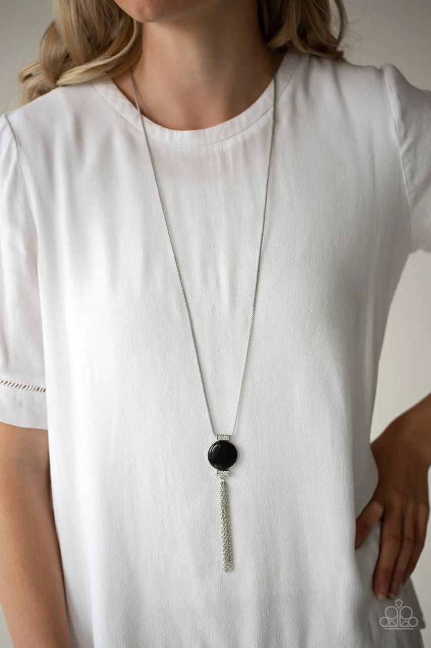 Happy as Can BEAM Black Paparazzi Necklace