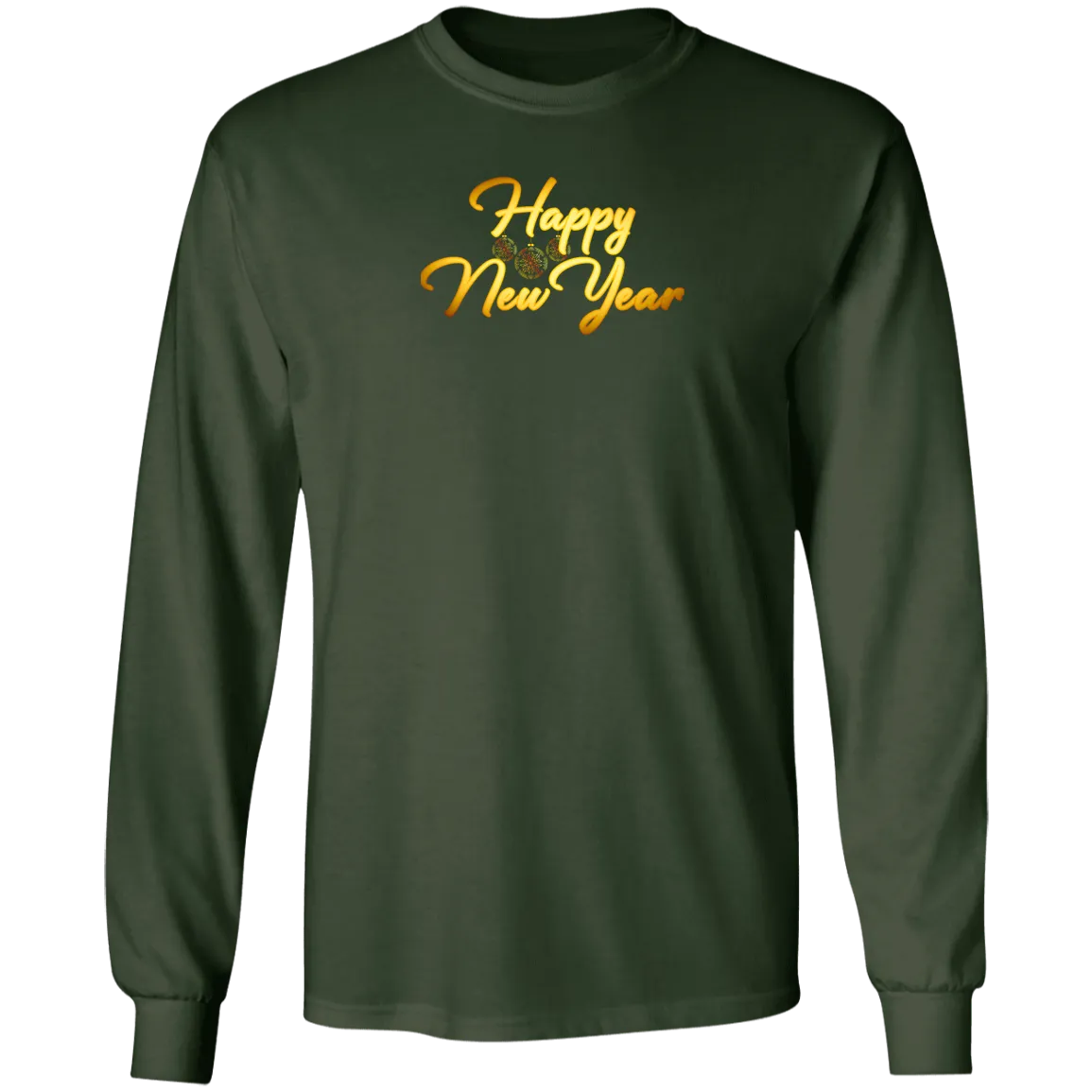 Happy New Year Men LS Ultra Cotton Shirt