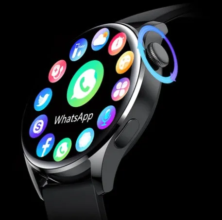Heart Rate Blood Pressure Sports Monitoring Smart Watch Bluetooth Call NFC Access Control Message Reminder Smart Watch